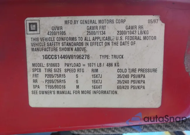 1GCCS1449V8196278: 44136815