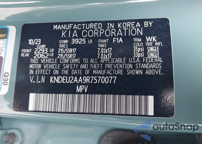 KNDEU2AA9R7570077: 44136083