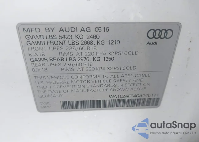 WA1L2AFP4GA145171: 44136187