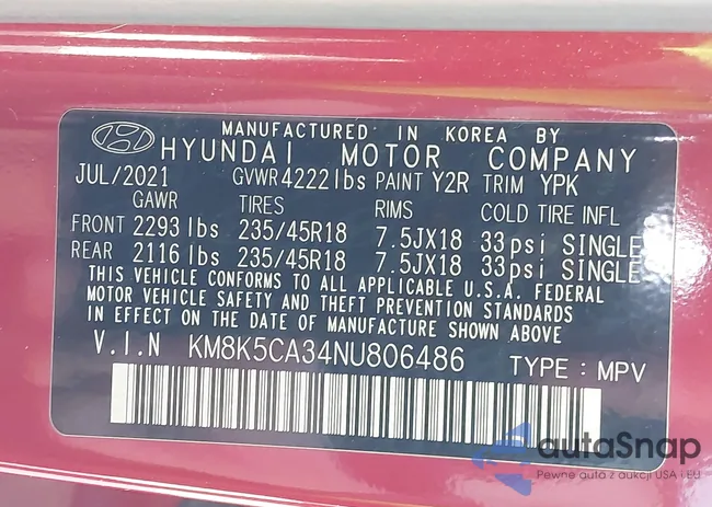 KM8K5CA34NU806486: 44136251