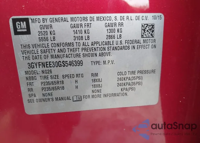 3GYFNEE30GS546399: 44136334