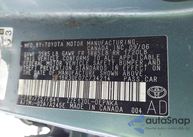 2T1BR30E07C734214: 44136427