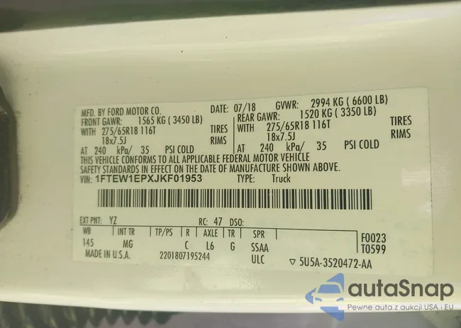 1FTEW1EPXJKF01953: 44137641