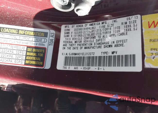 5J6RM4H31EL012272: 44137655