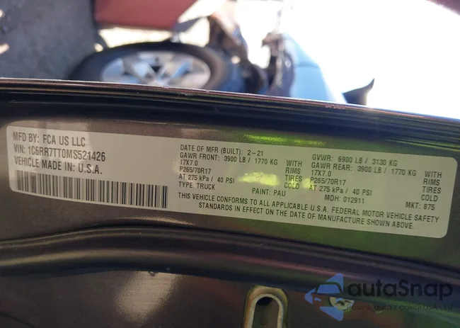 1C6RR7TT0MS521426: 44137669