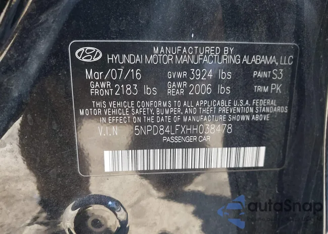 5NPD84LFXHH038478: 44137696