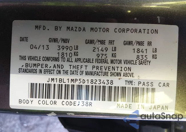 JM1BL1MP5D1823438: 44137705