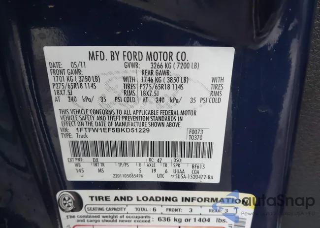 1FTFW1EF5BKD51229: 44137831