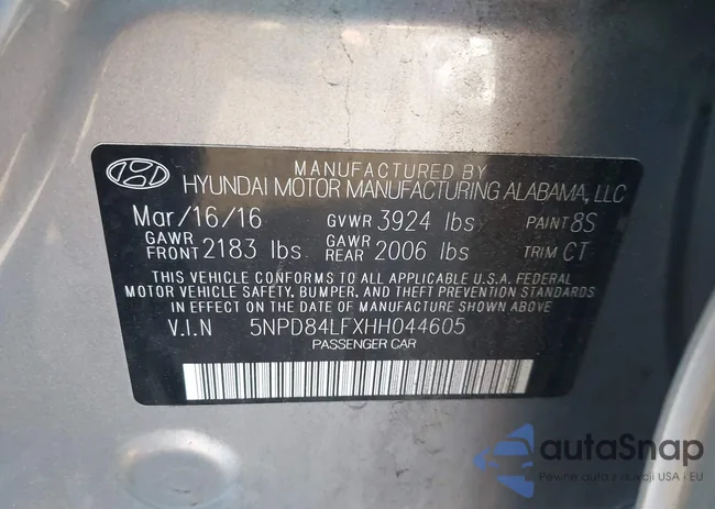 5NPD84LFXHH044605: 44137096