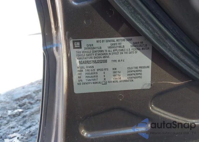 5GAER23768J202008: 44137209