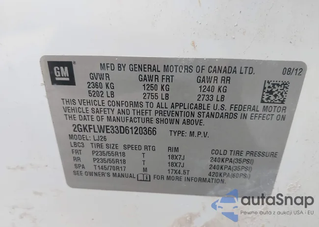 2GKFLWE33D6120366: 44137304