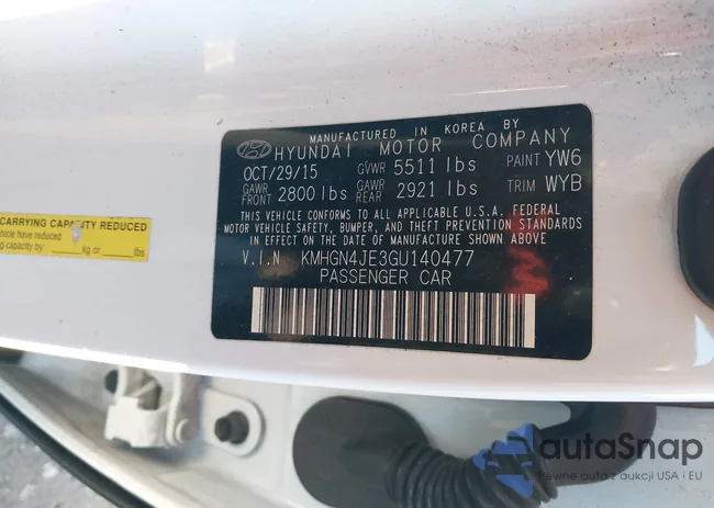 KMHGN4JE3GU140477: 44137407