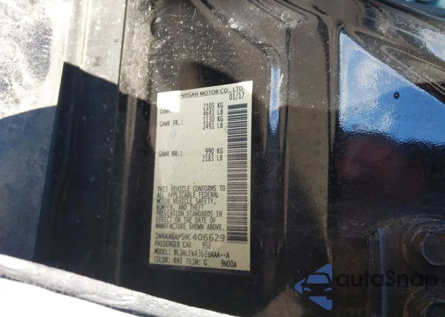 1N4AA6AP5HC406629: 44137428