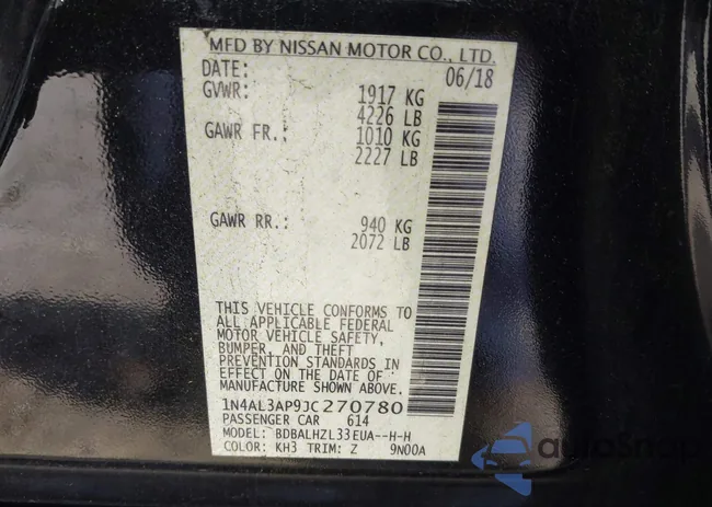 1N4AL3AP9JC270780: 44138511