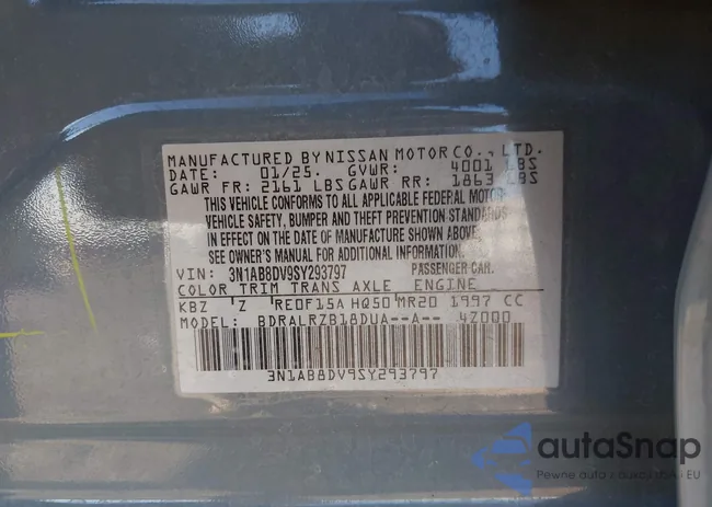 3N1AB8DV9SY293797: 44138549