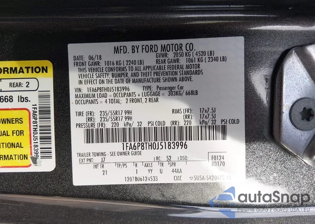 1FA6P8TH0J5183996: 44138571