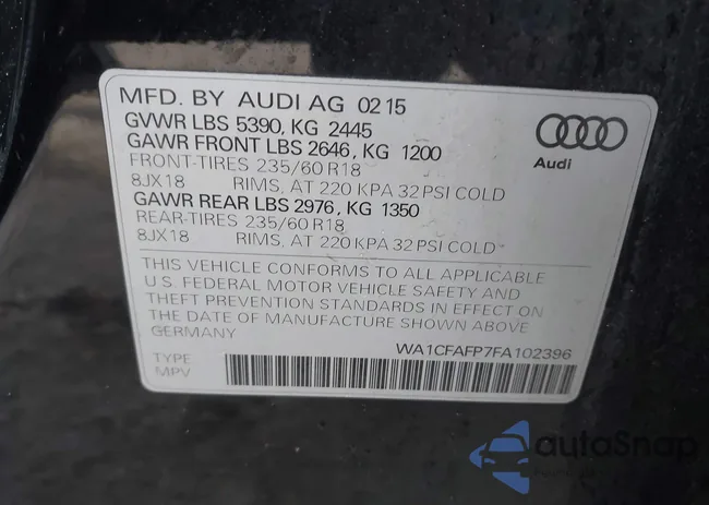 WA1CFAFP7FA102396: 44138684