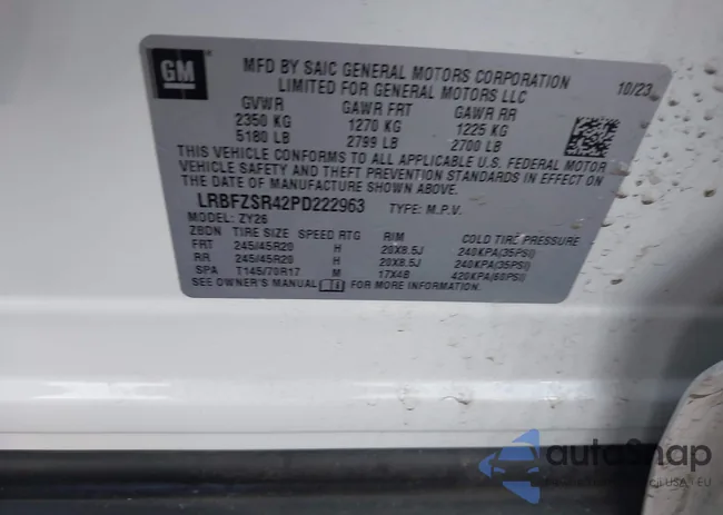 LRBFZSR42PD222963: 44138808