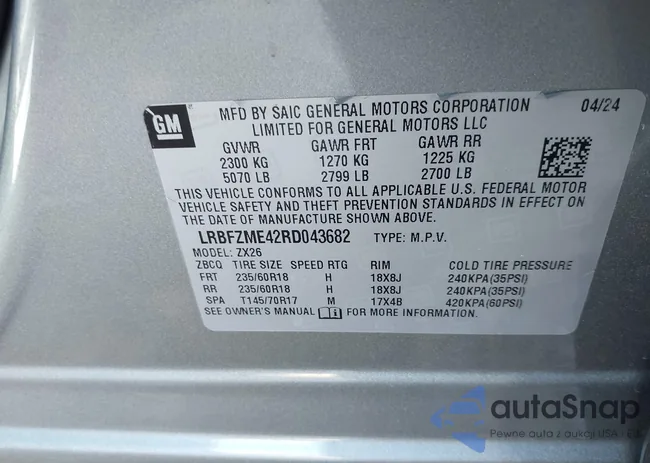 LRBFZME42RD043682: 44138853