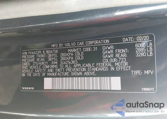 YV4A22PL1L1604758: 44138959