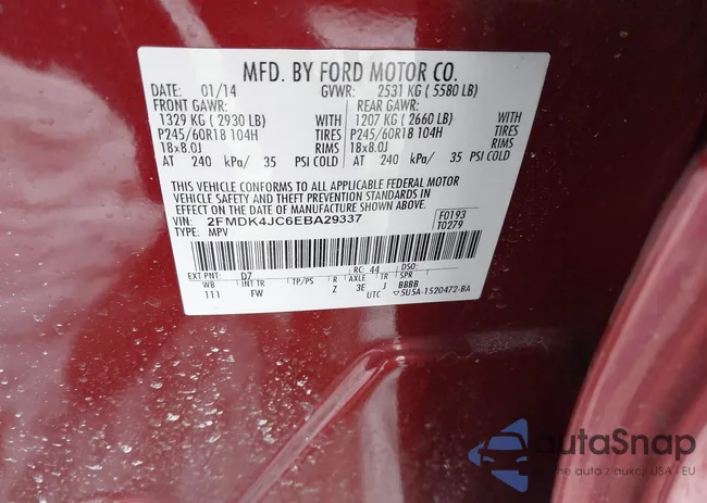 2FMDK4JC6EBA29337: 44138978