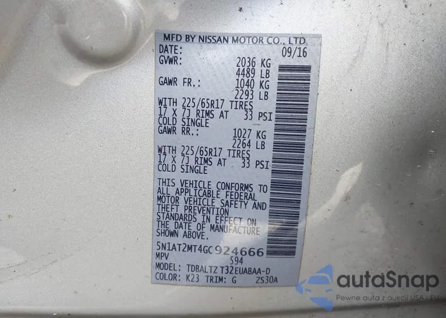 5N1AT2MT4GC924666: 44138092