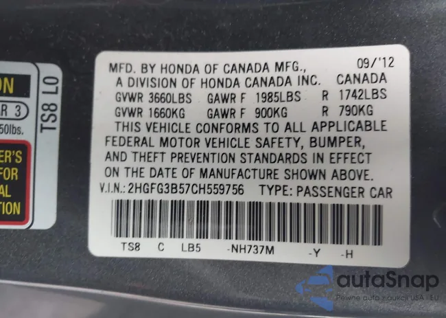 2HGFG3B57CH559756: 44138196