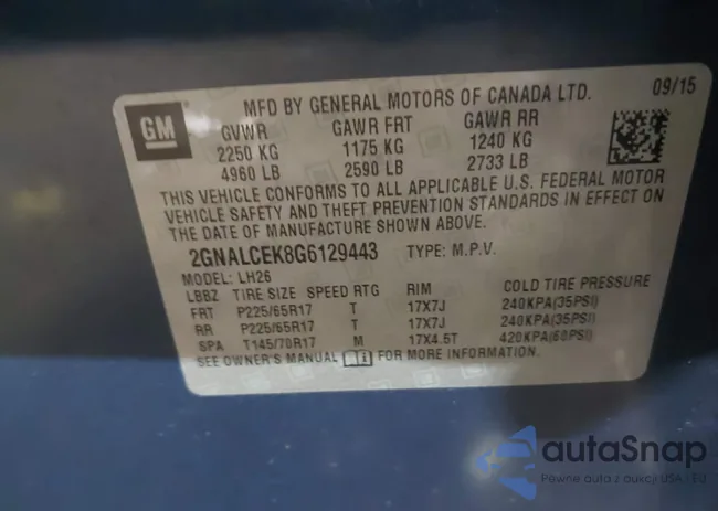 2GNALCEK8G6129443: 44138219