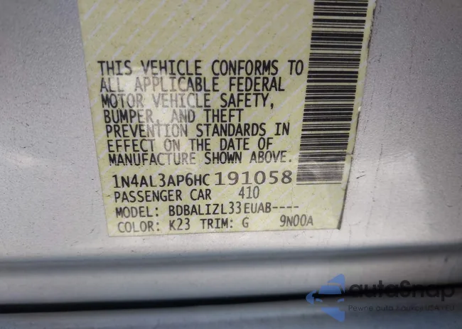 1N4AL3AP6HC191058: 44138279