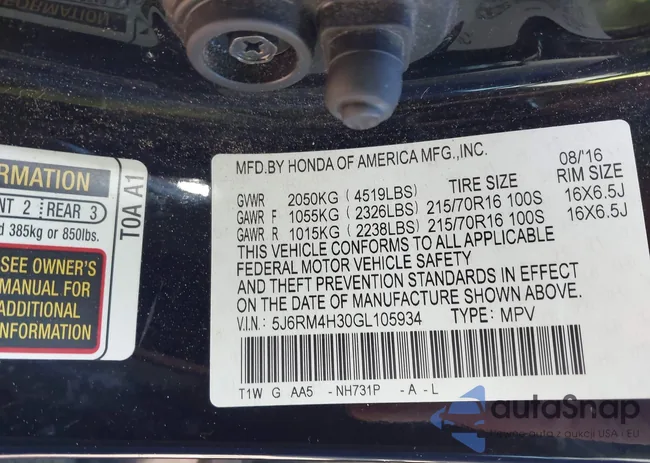 5J6RM4H30GL105934: 44138326