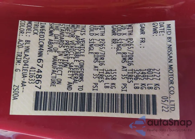 1N6ED1CM4NN674867: 44138455