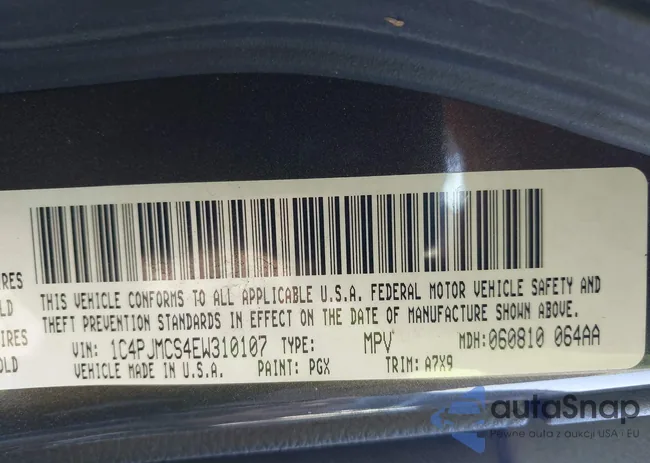 1C4PJMCS4EW310107: 44139494