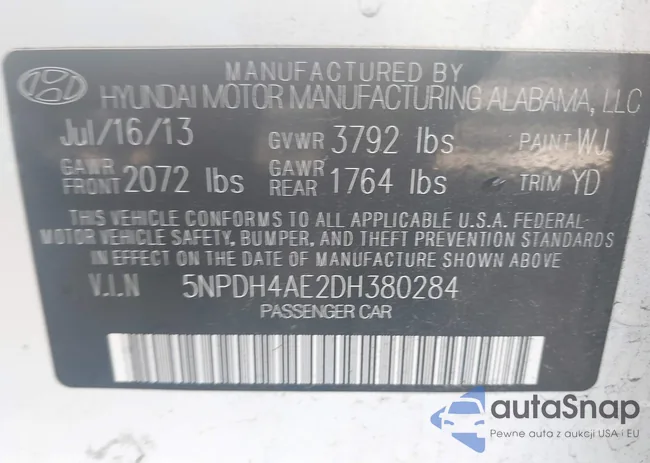 5NPDH4AE2DH380284: 44139577