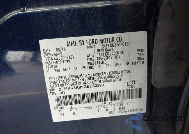 2FMPK3K89GBB83299: 44139612