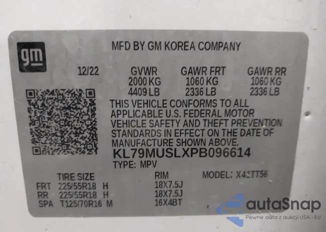 KL79MUSLXPB096614: 44139679