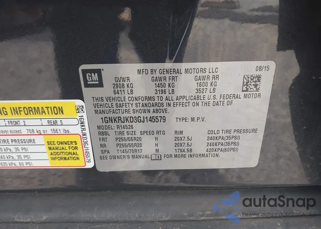 1GNKRJKD3GJ145579: 44139755