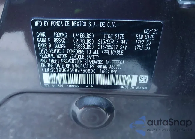 3CZRU6H55MM750800: 44139843