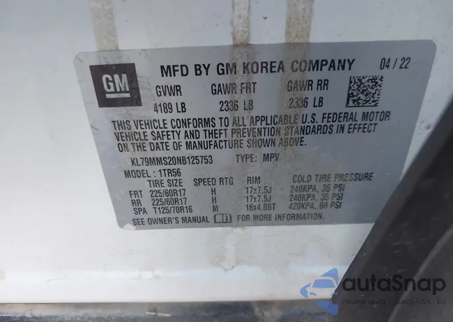 KL79MMS20NB125753: 44139865