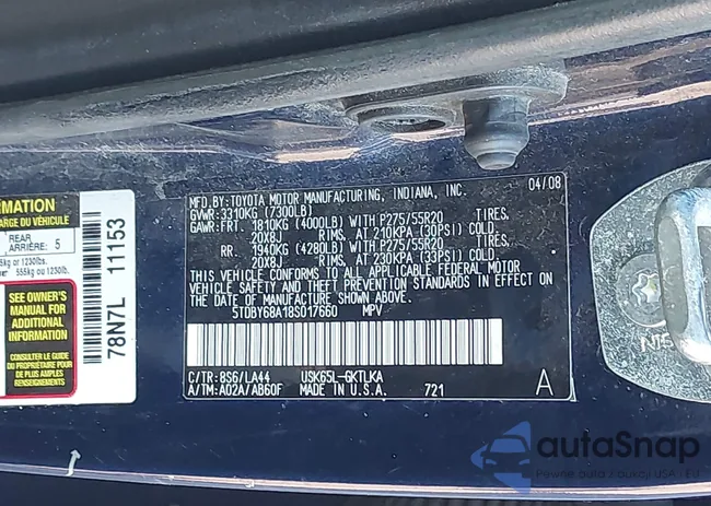 5TDBY68A18S017660: 44139951