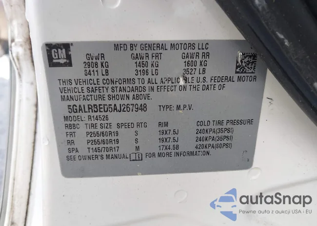 5GALRBED5AJ267948: 44139988