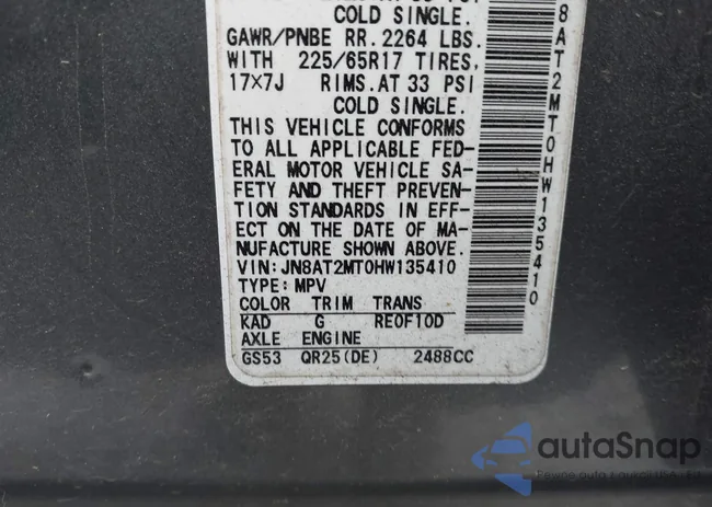 JN8AT2MT0HW135410: 44140019