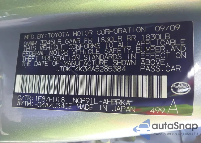 JTDKT4K34A5285384: 44139143