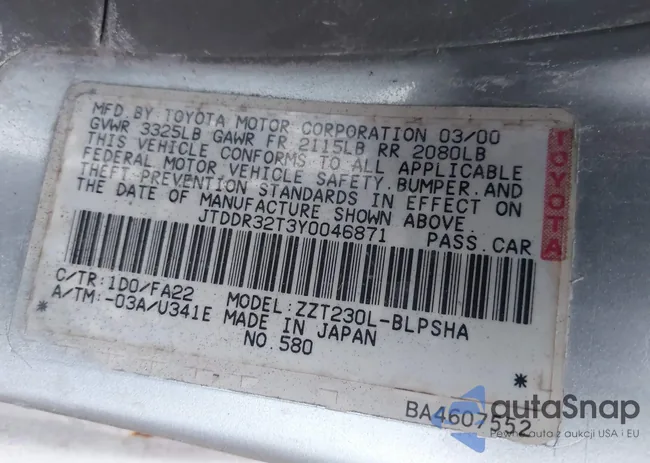 JTDDR32T3Y0046871: 44139461