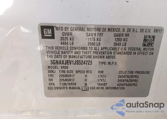 3GNAXJEV1JS524723: 44140738