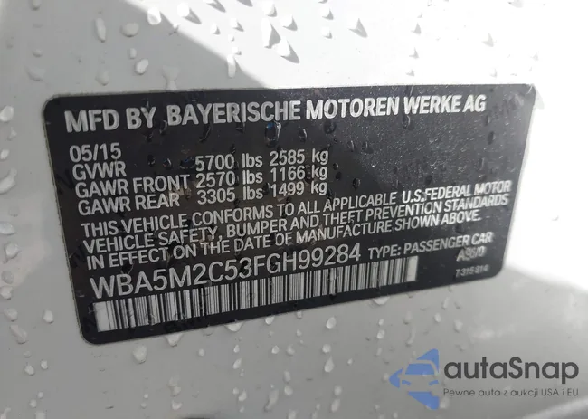 WBA5M2C53FGH99284: 44140853