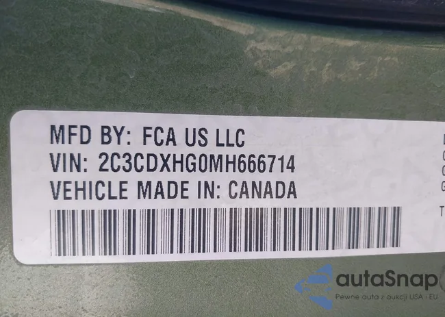 2C3CDXHG0MH666714: 44140948