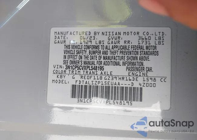 3N1CP5CVXPL548195: 44141058