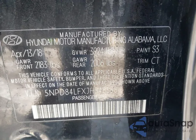 5NPD84LFXJH348538: 44140239