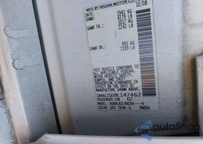 1N4AL21EX9C147462: 44140264