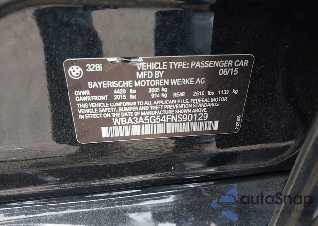 WBA3A5G54FNS90129: 44140277